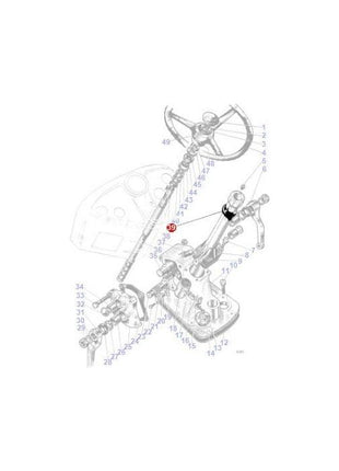 Massey Ferguson - Rubber Grommet - 827559M1 - Farming Parts