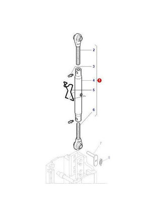 Massey Ferguson - Toplink - 3615054M3 - Farming Parts