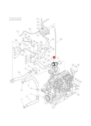 Massey Ferguson - Hose Turbo - 4282078M1 - Farming Parts