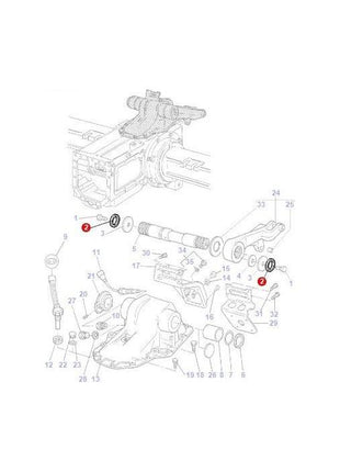 Massey Ferguson - Lock Washer - 3382833M1 - Farming Parts