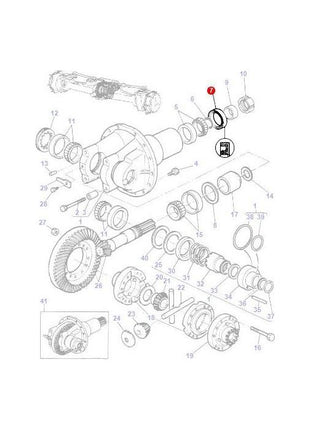 Massey Ferguson - Seal Differential - 3428314M1 - Farming Parts