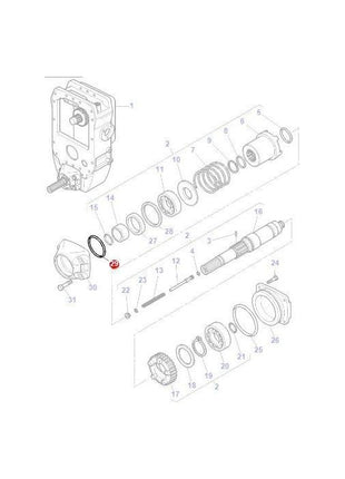 Massey Ferguson - O Ring - 378203X1 - Farming Parts