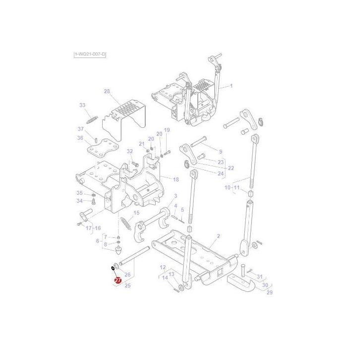 Massey Ferguson - Snap Ring - 3793551M1 - Farming Parts