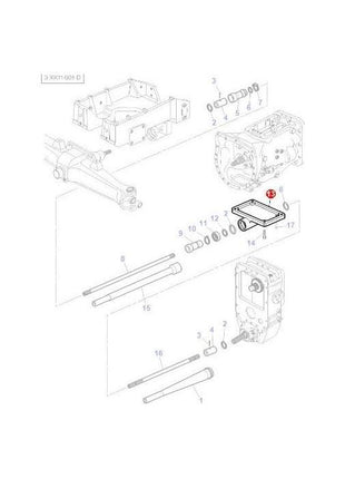 Massey Ferguson - Cover - 3800243P2 - Farming Parts