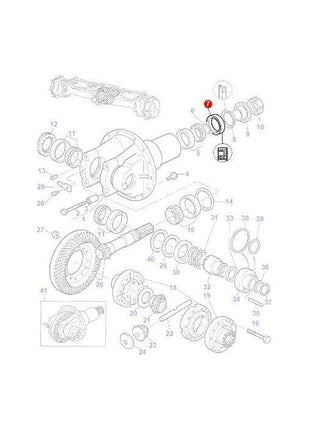 Massey Ferguson - Seal Differential - 3019967X1 - Farming Parts