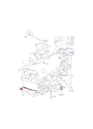 Massey Ferguson - Trim - 1668721M1 - Farming Parts