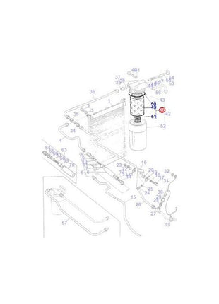 Massey Ferguson - Hydraulic Filter - 1810539M92 - Farming Parts