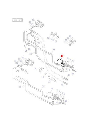 Massey Ferguson - Steering Pump - 3763744M91 - Farming Parts