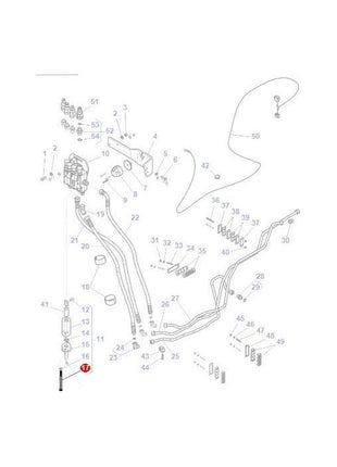 Massey Ferguson - Screw Cable Fixing - AL5002004 - Farming Parts