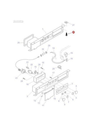 Massey Ferguson - Screw Control Panel - 3816075M1 - Farming Parts