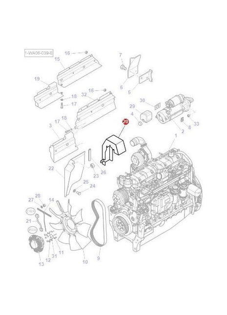 Massey Ferguson - Guard - 4284804M4 - Farming Parts