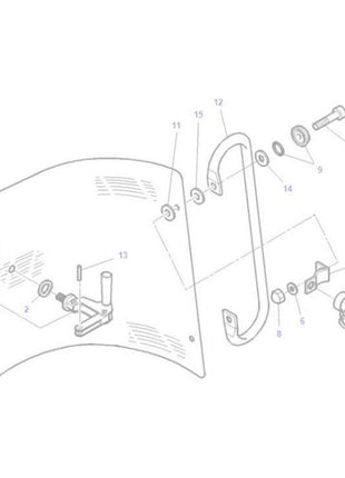 Massey Ferguson - Nut Window Mechanism - 3478051M1 - Farming Parts