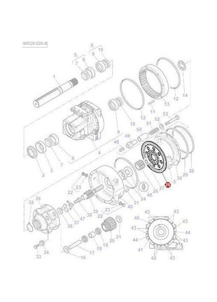 Massey Ferguson - Brake Disc 50kph - 4313378M1 - Massey Tractor Parts