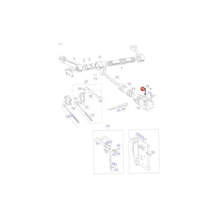 Massey Ferguson - Stud Lift Cylinder - 832712M1 - Farming Parts