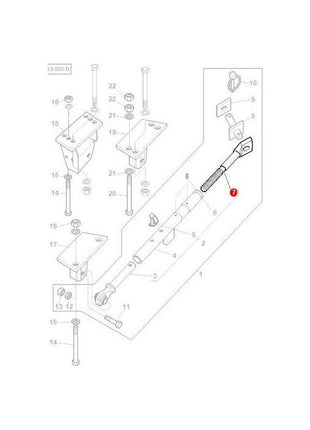 Massey Ferguson - End Stabiliser - 3818522M1 - Farming Parts