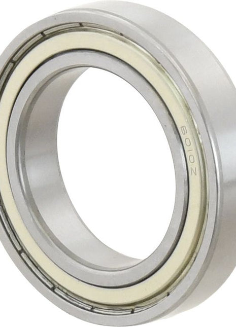 Showcased against a plain white background, the Sparex Deep Groove Ball Bearing (6010ZZ) - S.40744 features both an inner and outer ring in white. This high-quality metric ball bearing from Sparex ensures smooth operation across various applications.