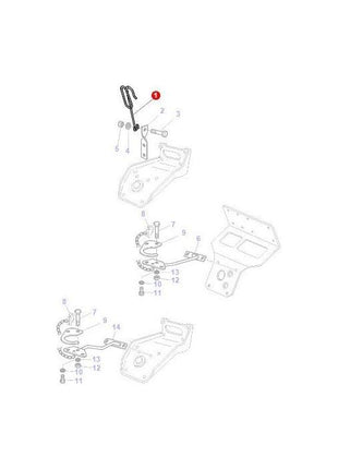 Massey Ferguson - Hook Toplink - 3582146M2 - Farming Parts