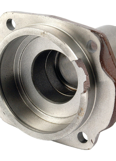 A Sparex Gearbox Input Housing with product number S.40789, featuring a cylindrical body and flange, shows signs of wear and minor oxidation on the surface. This component is potentially suitable for use in Landini or Massey Ferguson gearboxes.