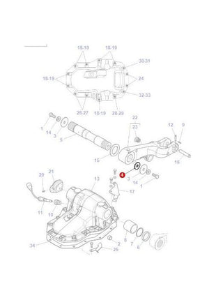 Massey Ferguson - Shim 0.20mm - 3715664M1 - Farming Parts