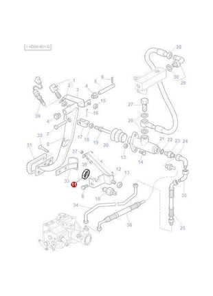 Massey Ferguson - Nut M14 Half - 339070X1 - Farming Parts