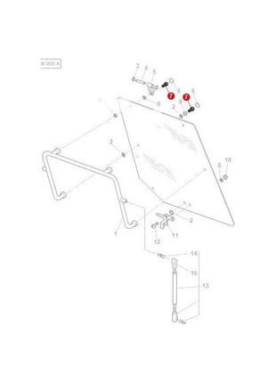 Massey Ferguson - Screw Rear Window - 3813589M1 - Farming Parts