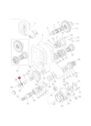 Massey Ferguson - O Ring Transfer Box - 3019463X1 - Farming Parts