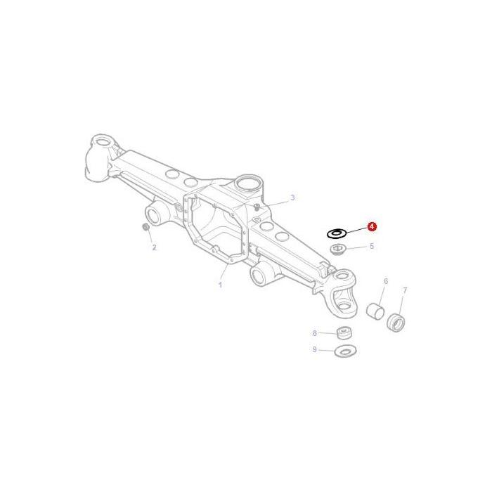Massey Ferguson - Cup Spring - V34052700 - Farming Parts
