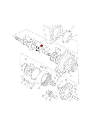 Massey Ferguson - Universal Joint - 3427330M91 - Farming Parts