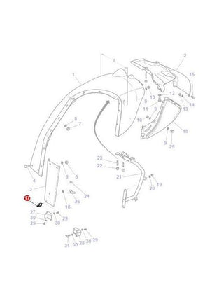 Massey Ferguson - Vibration Mount - 4271913M1 - Farming Parts