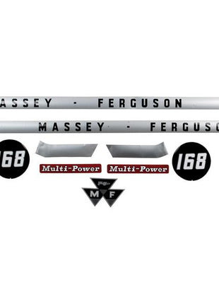 Decal Set - Massey Ferguson 168 | Sparex Part No.S.41182