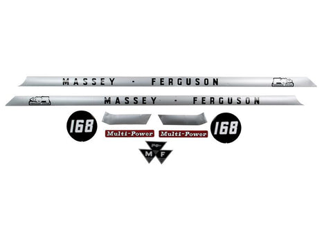 Decal Set - Massey Ferguson 168 | Sparex Part No.S.41182