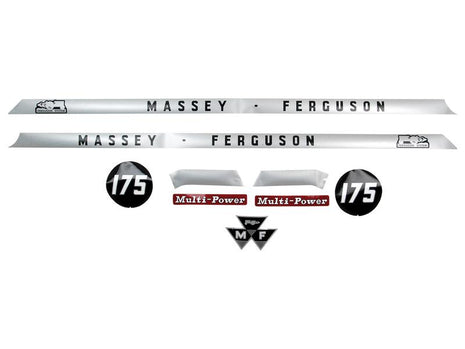 Decal Set - Massey Ferguson 175 | Sparex Part No.S.41183