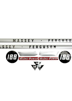 Decal Set - Massey Ferguson 188 | Sparex Part No.S.41186