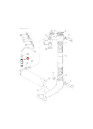 Massey Ferguson - Pin - 898363M1 - Farming Parts