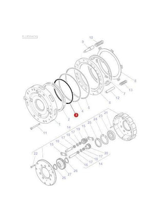 Massey Ferguson - O Ring Power Shuttle - 3790324M1 - Farming Parts