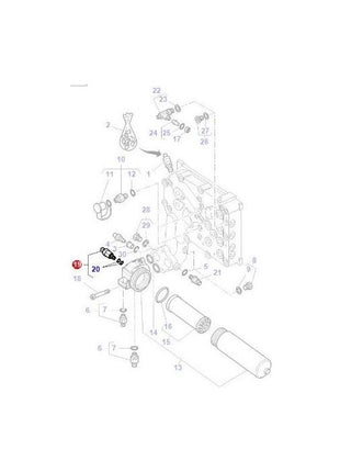 Massey Ferguson - Filter Switch - 4312617M2 - 4368842M1 - Farming Parts