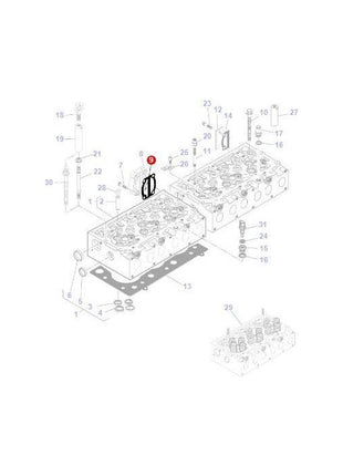 Massey Ferguson - Gasket - V836867752 - Farming Parts