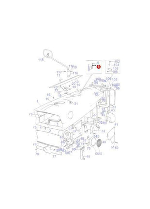 Massey Ferguson - Retaining Spring - 828224M1 - Farming Parts