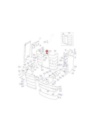 Massey Ferguson - Retaining Spring - 828224M1 - Farming Parts