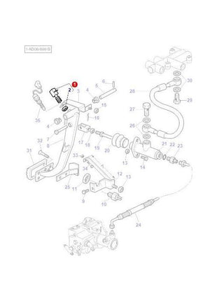 Massey Ferguson - Switch Indirect - 3909718M1 - Farming Parts