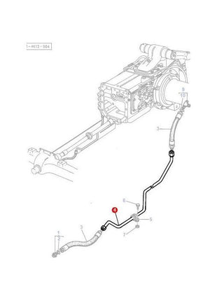 Massey Ferguson - Tube Diff Lock - 3389683M94 - Farming Parts