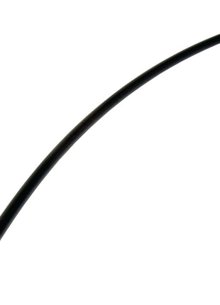 A flexible black rubber fuel pipe with brass fittings on both ends, compatible with Perkins and Massey Ferguson engines, identified as the Fuel Pipe (Sparex Part No. S.41309) from Sparex.