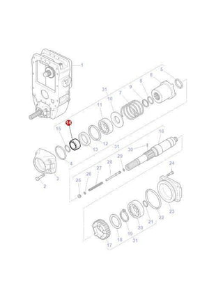 Massey Ferguson - Sleeve Range Box - 3771523M3 - Farming Parts