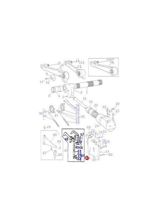 Massey Ferguson - Lever - 1661552M91 - Farming Parts