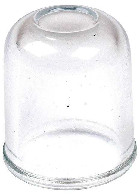 A clear, glass dome-shaped cover typically used for laboratory or display purposes, similar to the Sparex Fuel Bowl (Part No. S.41390) found in vintage machinery.