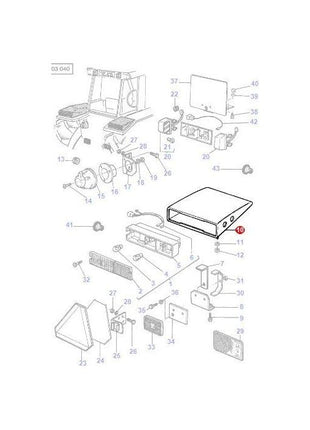 Massey Ferguson - Case Assembly L/H - 3385411M91 - Farming Parts