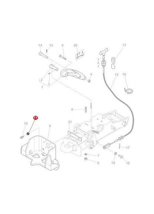 Massey Ferguson - Spacer - 3819622M1 - Farming Parts