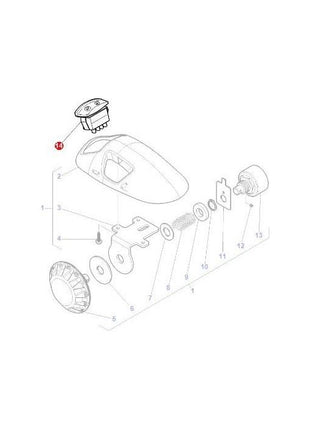 Massey Ferguson - Lift Switch - 4295818M1 - Farming Parts