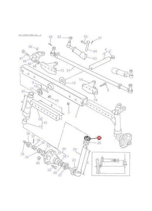 Massey Ferguson - Thrust Washer - 3599263M1 - Farming Parts