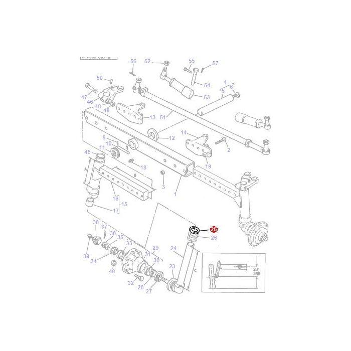 Massey Ferguson - Thrust Washer - 3599263M1 - Farming Parts